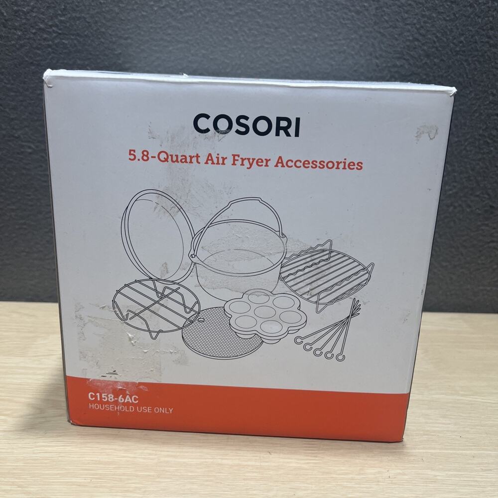 Cosori Air Fryer Accessories 5.8 Quart Pizza Muffins Kebabs C158-6AC Egg Bites